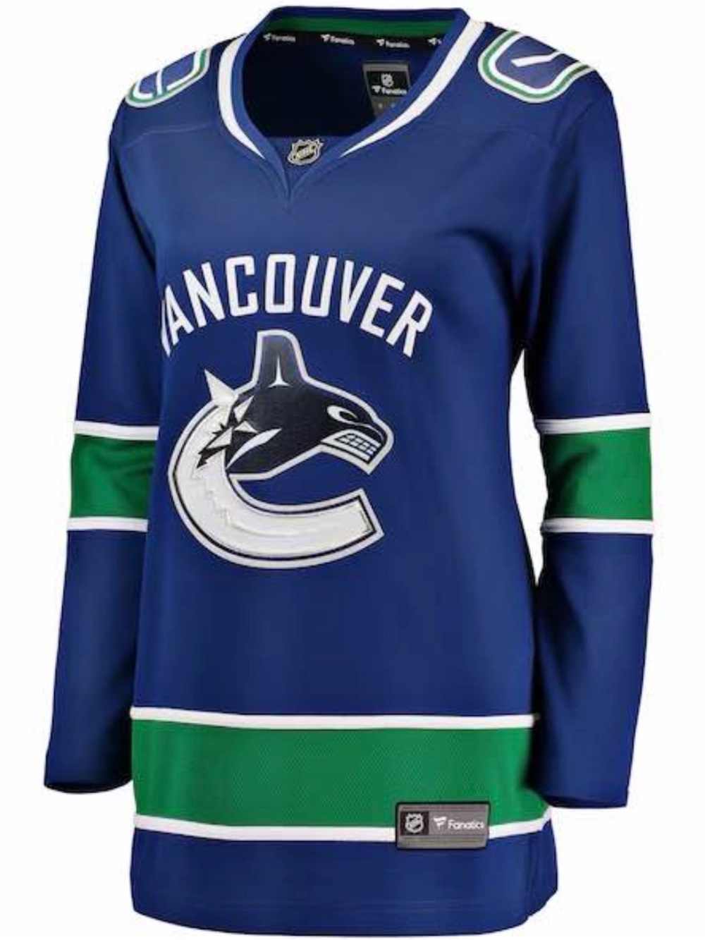 NWT Fanatics Vancouver Canucks Women’s Home Jersey (3XL)